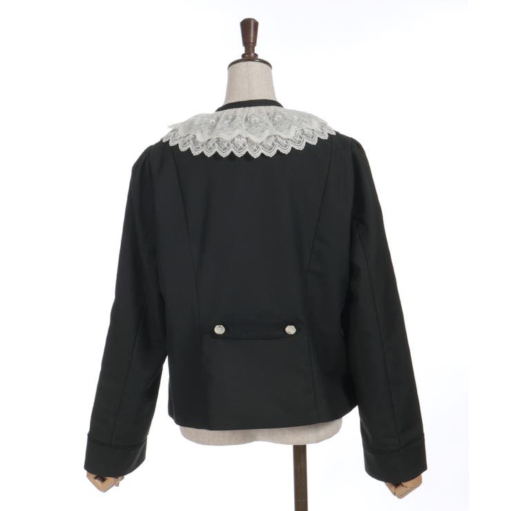 レース襟ノーカラージャケット | axes femme | 詳細画像26 