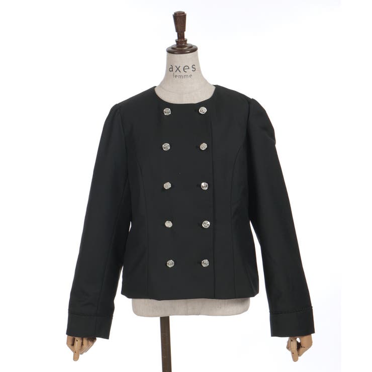 レース襟ノーカラージャケット | axes femme | 詳細画像29 