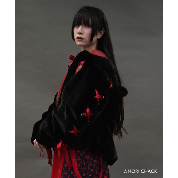 グルーミー　ファーブルゾン　スピンズ【急な支出のため期間限定値下げ！】 グルーミー』ファーブルゾン | axes femme online shop