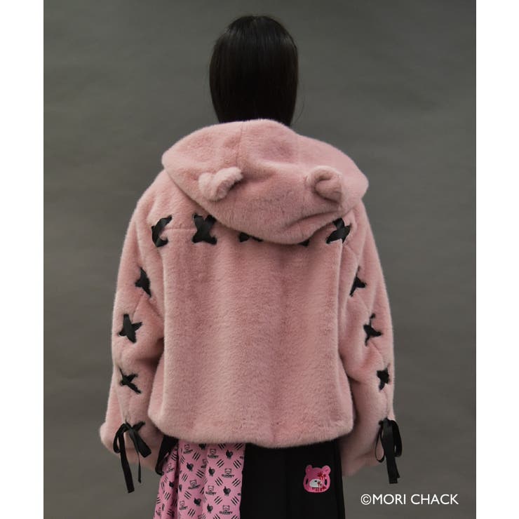 グルーミー』ファーブルゾン[品番：IGAW0006933]｜axes femme