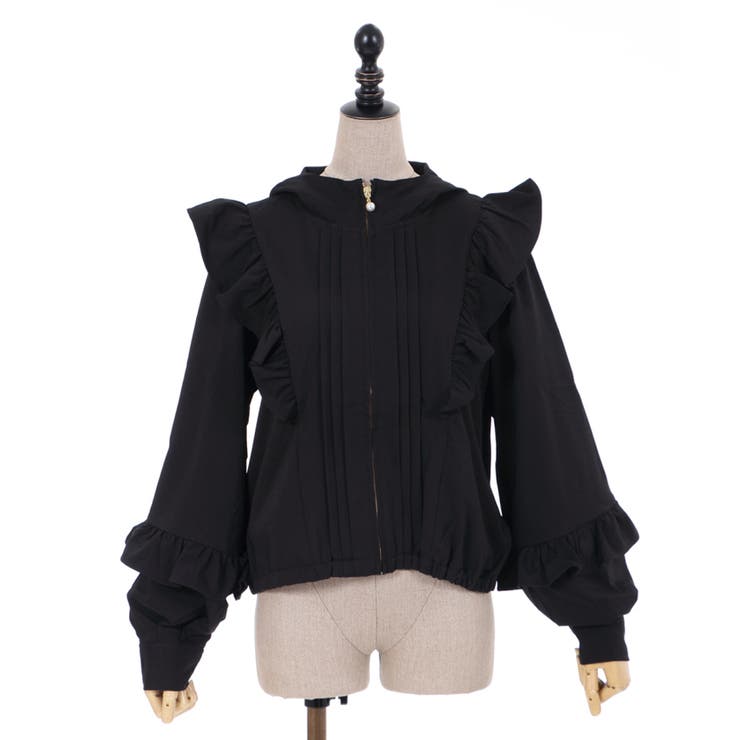 【axes】フリルフーディブルゾン フリルフーディブルゾン | レディース服・レディース