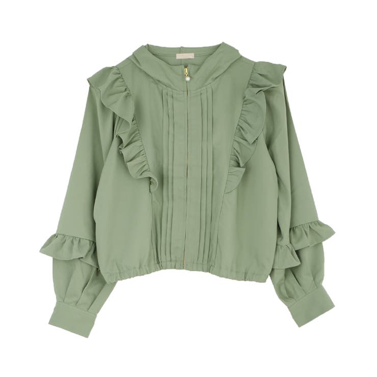 フリルデザインブルゾン[品番：IGAW0000687]｜axes femme（アクシーズ