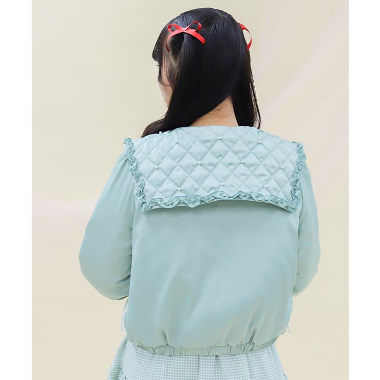 【新品】axesfemme フリルキルティングブルゾン フリルキルティングブルゾン | outlet | axes femme online shop