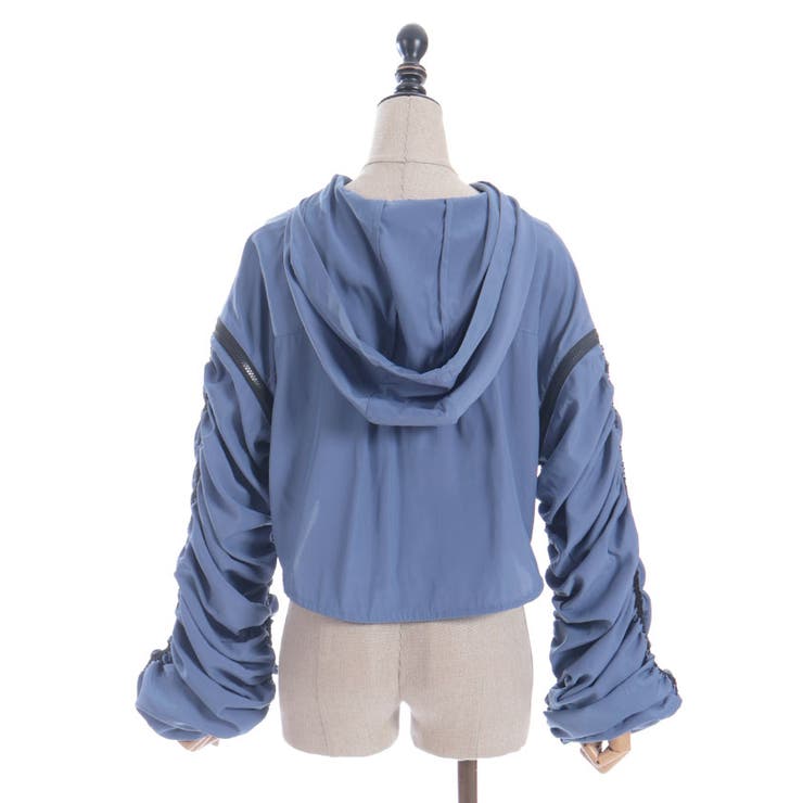 ボリューム袖シアーブルゾン | axes femme | 詳細画像10 