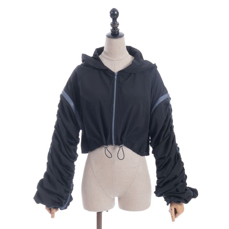 ボリューム袖シアーブルゾン | axes femme | 詳細画像15 