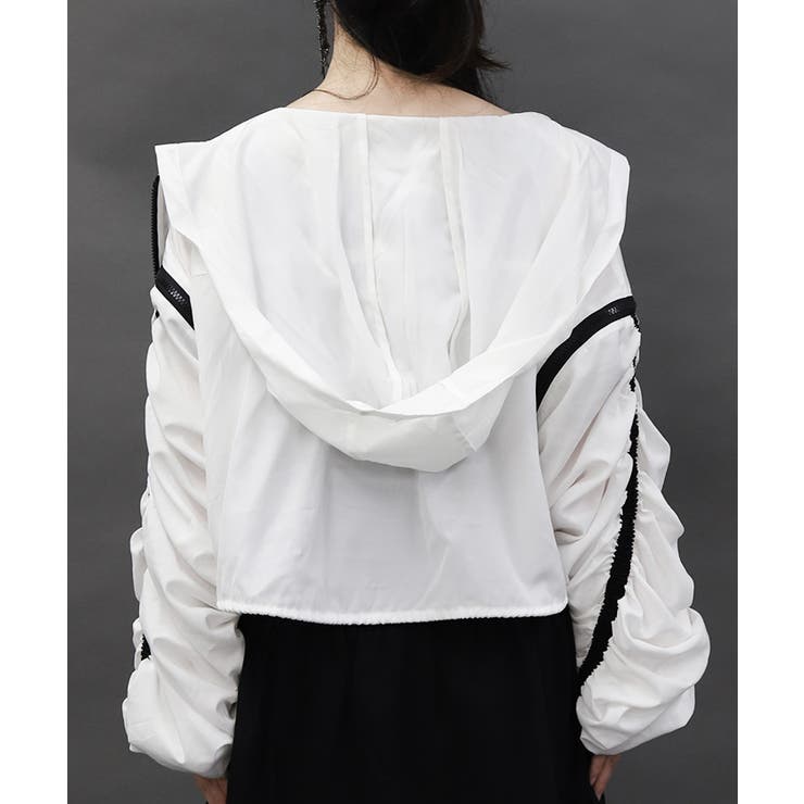 ボリューム袖シアーブルゾン | axes femme | 詳細画像3 