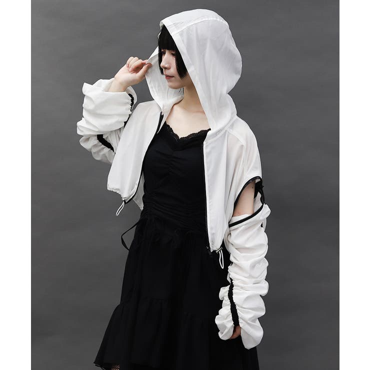 ボリューム袖シアーブルゾン | axes femme | 詳細画像5 