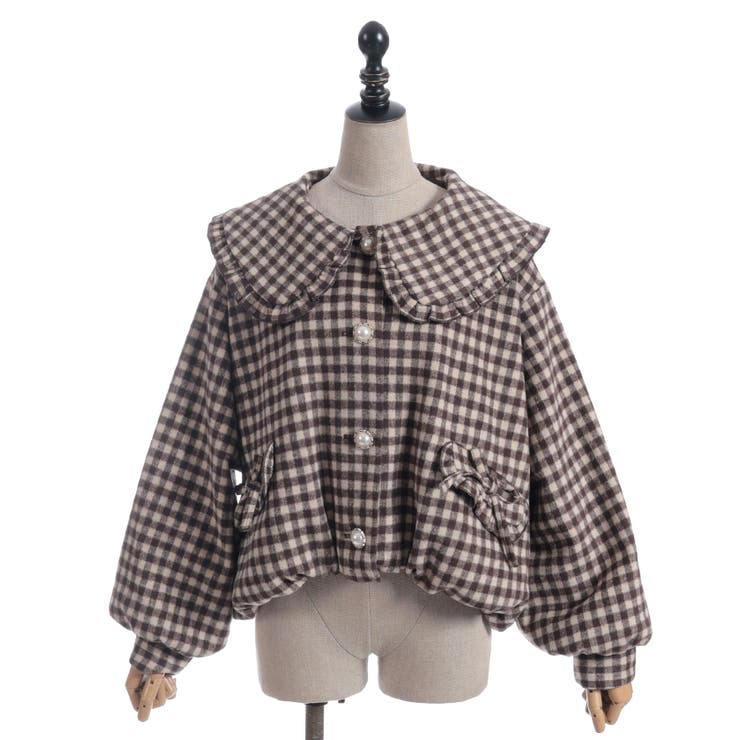 ビッグ衿バルーン起毛ブルゾン | axes femme | 詳細画像17 