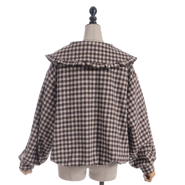 ビッグ衿バルーン起毛ブルゾン | axes femme | 詳細画像19 