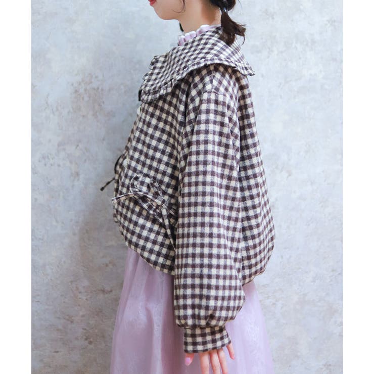 ビッグ衿バルーン起毛ブルゾン | axes femme | 詳細画像2 