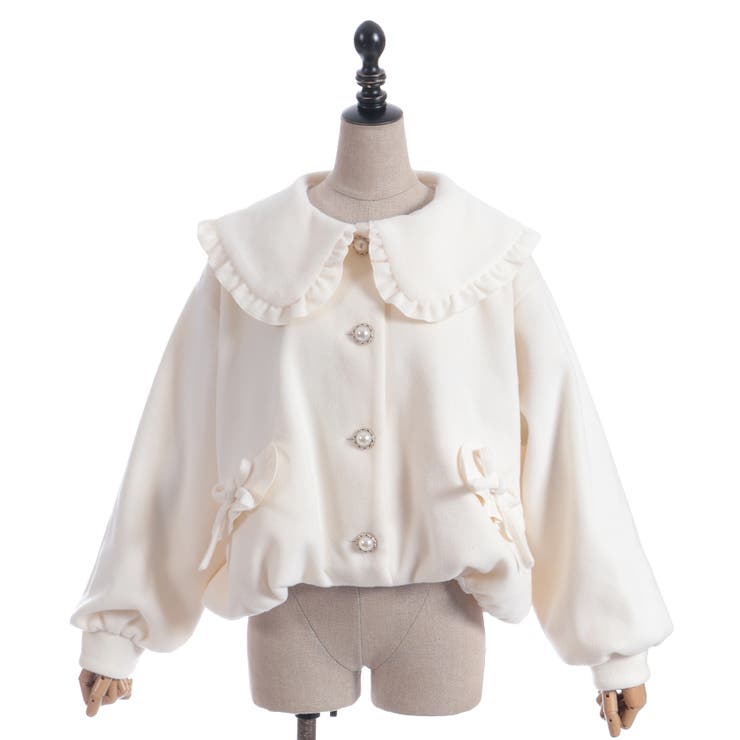 ビッグ衿バルーン起毛ブルゾン | axes femme | 詳細画像24 