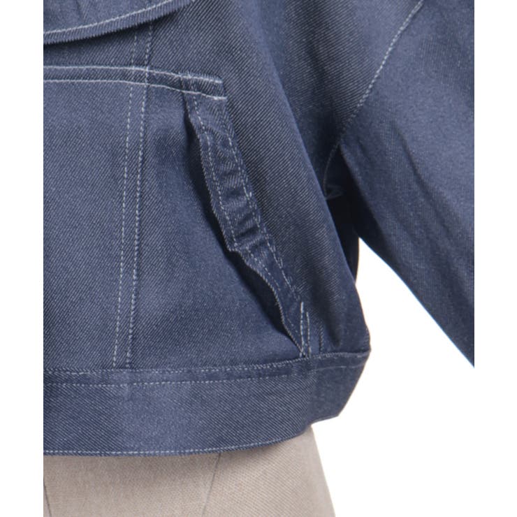 リボン付きデニムジャケット | axes femme | 詳細画像14 