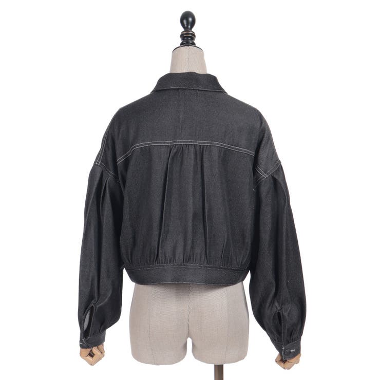 リボン付きデニムジャケット | axes femme | 詳細画像20 