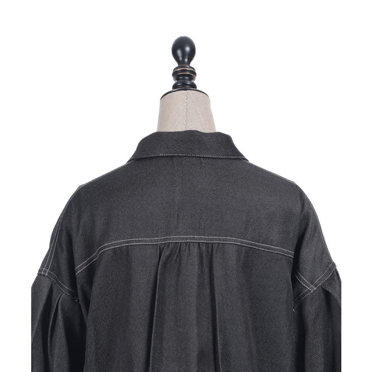 リボン付きデニムジャケット | axes femme | 詳細画像23 