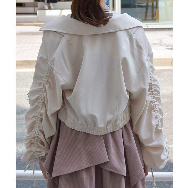 ドロストスリーブシャツブルゾン | axes femme | 詳細画像3 