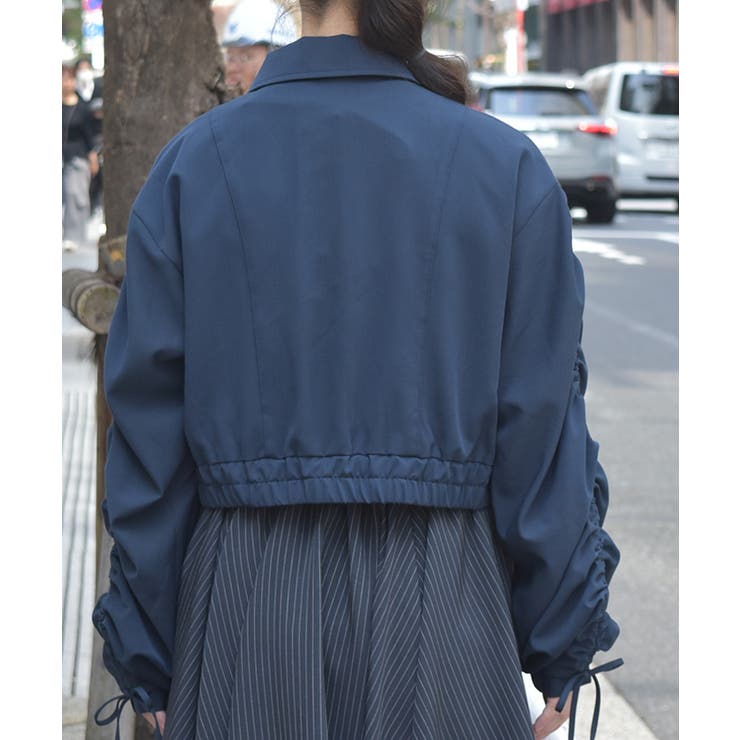 ドロストスリーブシャツブルゾン | axes femme | 詳細画像5 