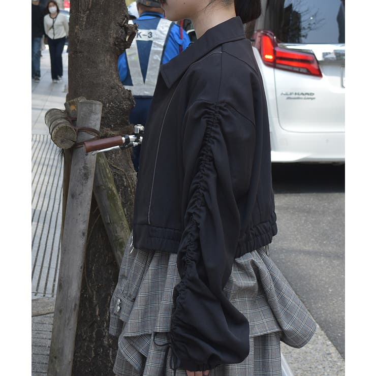 ドロストスリーブシャツブルゾン | axes femme | 詳細画像6 