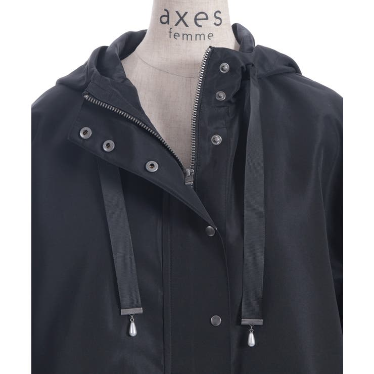 撥水加工マウンテンパーカー | axes femme | 詳細画像19 