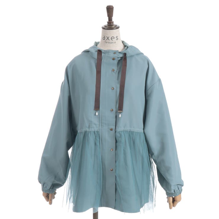 撥水加工マウンテンパーカー | axes femme | 詳細画像26 
