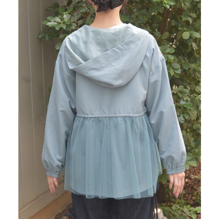 撥水加工マウンテンパーカー | axes femme | 詳細画像3 