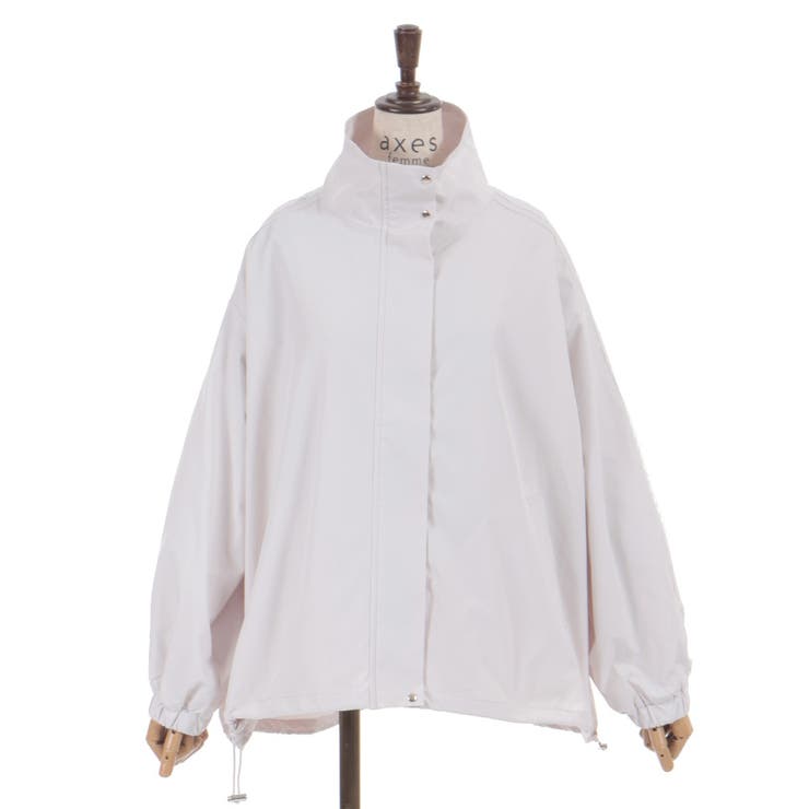 撥水加工レース袖ブルゾン | axes femme | 詳細画像19 