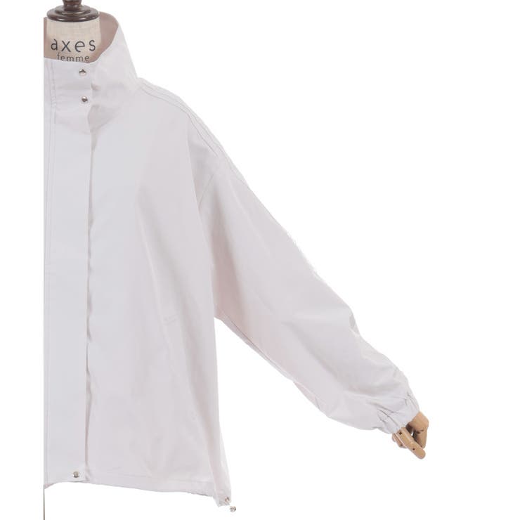 撥水加工レース袖ブルゾン | axes femme | 詳細画像24 