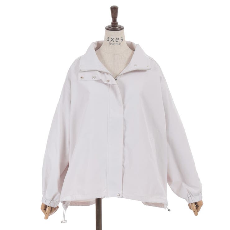 撥水加工レース袖ブルゾン | axes femme | 詳細画像25 