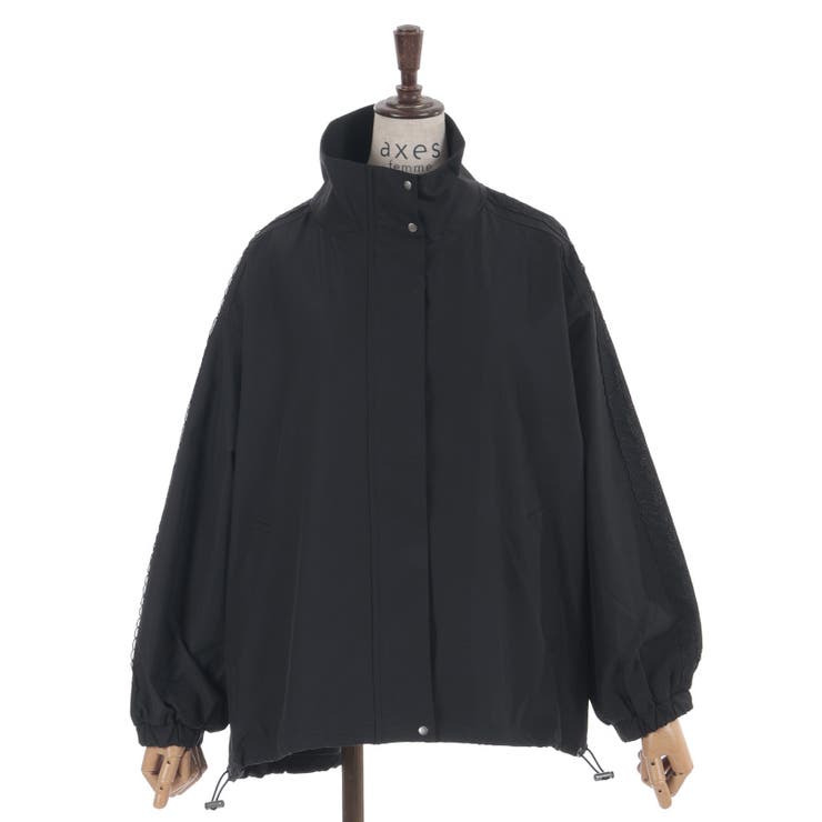 撥水加工レース袖ブルゾン | axes femme | 詳細画像26 