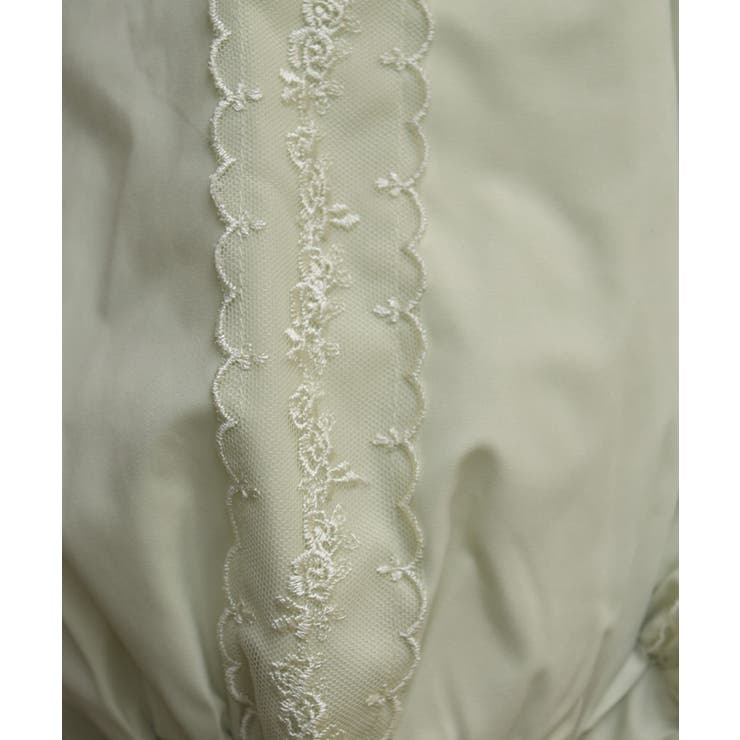 撥水加工レース袖ブルゾン | axes femme | 詳細画像5 