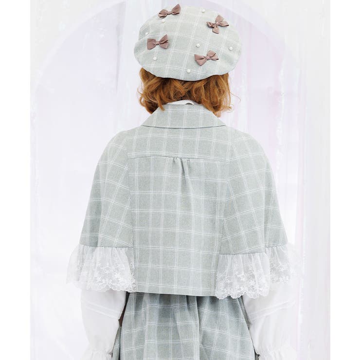 リボンビット付きケープジャケット | axes femme | 詳細画像3 