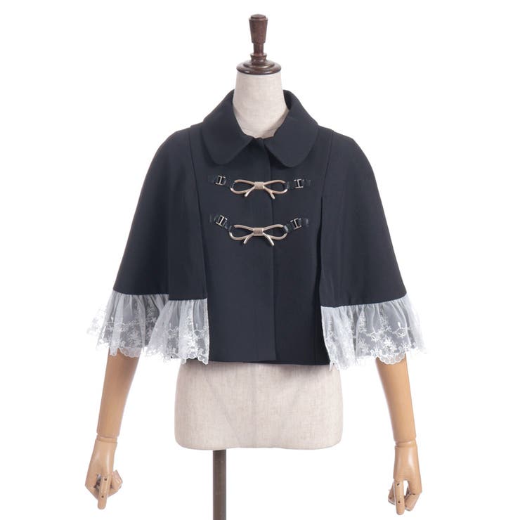 リボンビット付きケープジャケット | axes femme | 詳細画像7 