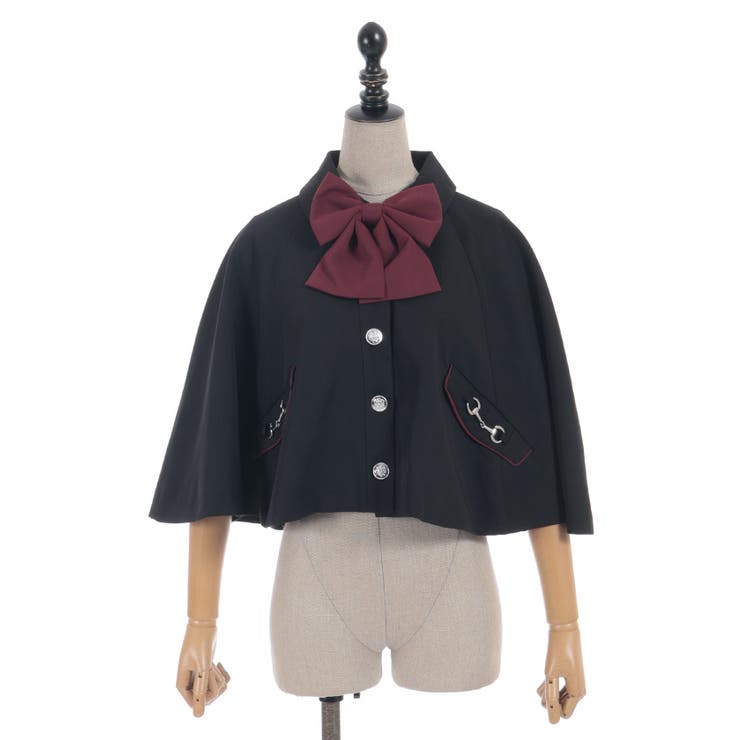 バイカラーリボン付きケープ | axes femme | 詳細画像11 