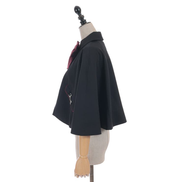 バイカラーリボン付きケープ | axes femme | 詳細画像12 