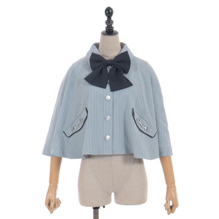 バイカラーリボン付きケープ | axes femme | 詳細画像16 