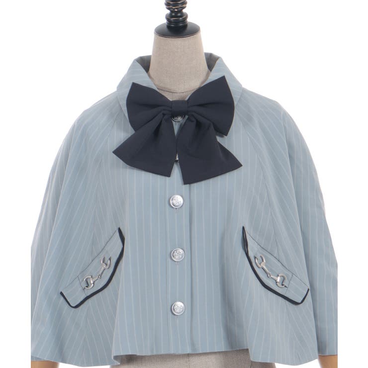 バイカラーリボン付きケープ | axes femme | 詳細画像19 