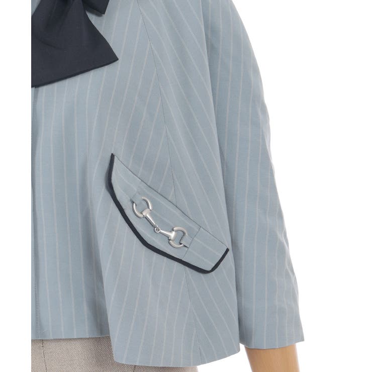 バイカラーリボン付きケープ | axes femme | 詳細画像20 