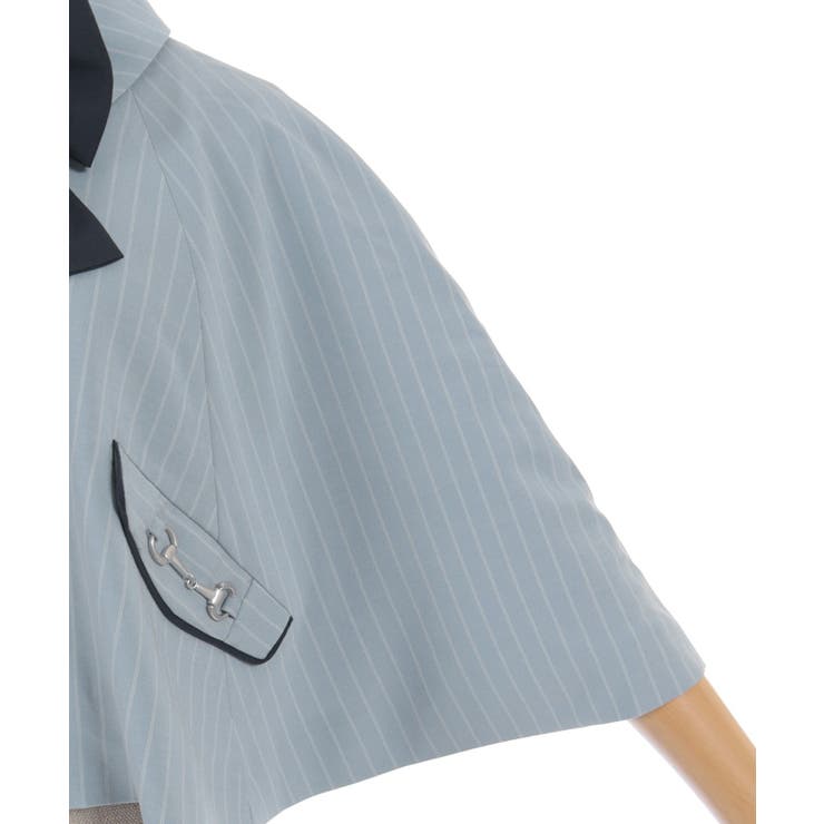 バイカラーリボン付きケープ | axes femme | 詳細画像23 