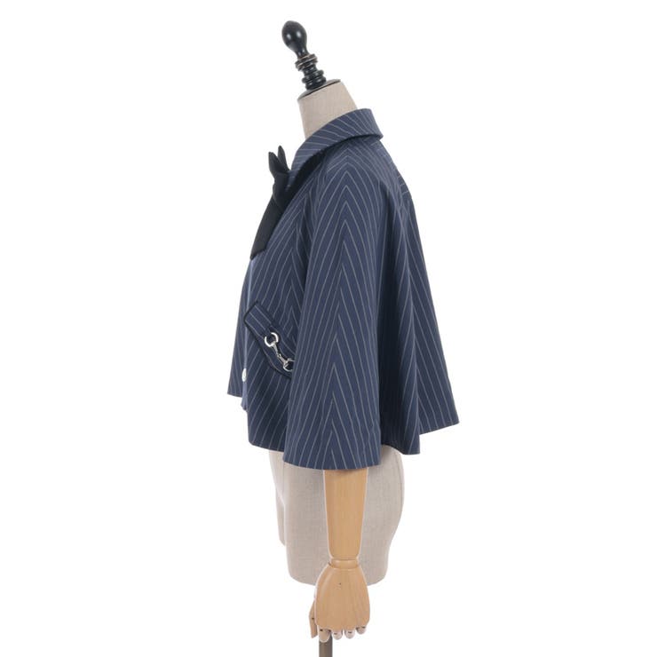 バイカラーリボン付きケープ | axes femme | 詳細画像25 