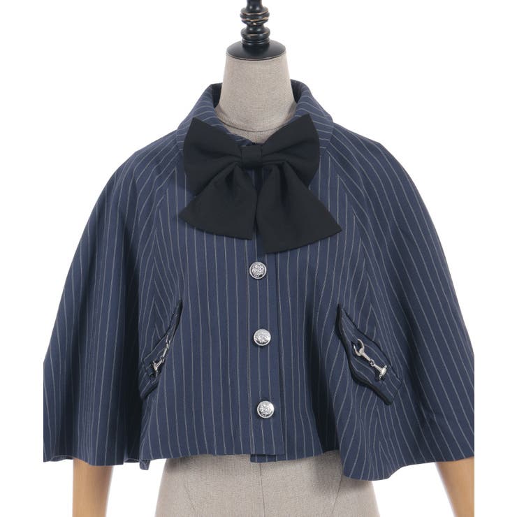 バイカラーリボン付きケープ | axes femme | 詳細画像27 