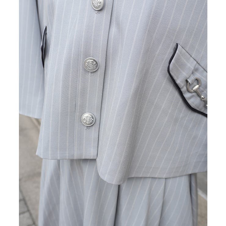 バイカラーリボン付きケープ | axes femme | 詳細画像5 