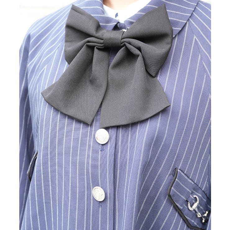 バイカラーリボン付きケープ | axes femme | 詳細画像6 