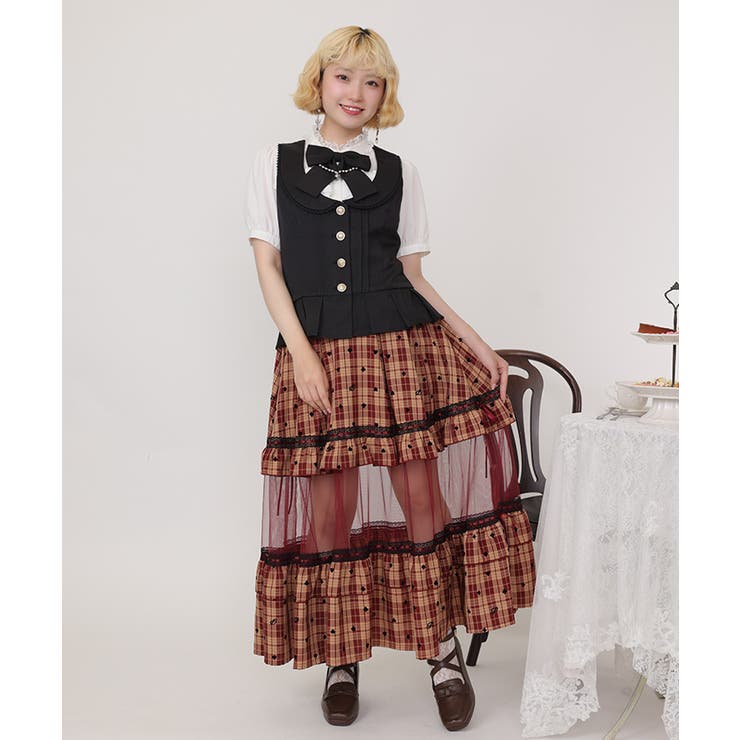 イレヘムプリーツベスト | axes femme | 詳細画像10 