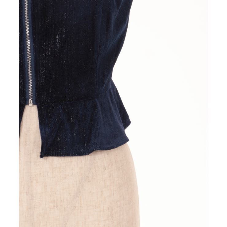 グリッターベロアビスチェ[品番：IGAW0004364]｜axes femme
