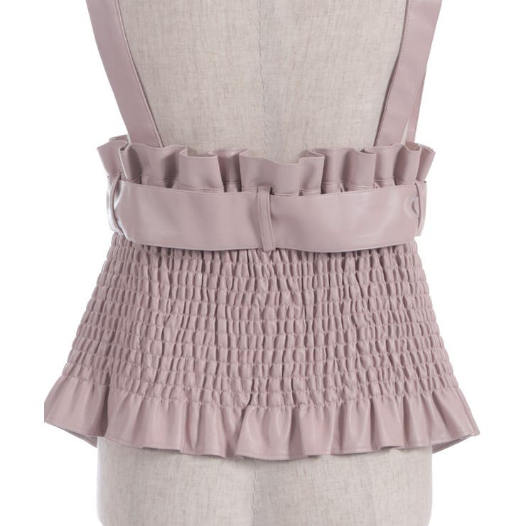 合皮素材ビスチェ | axes femme | 詳細画像12 