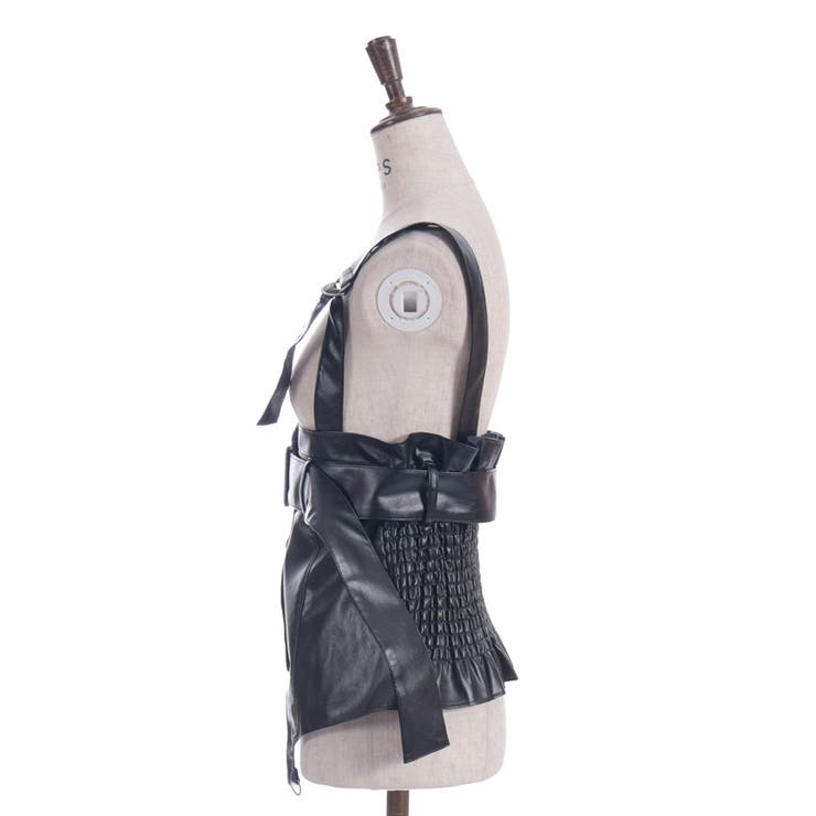 合皮素材ビスチェ | axes femme | 詳細画像15 