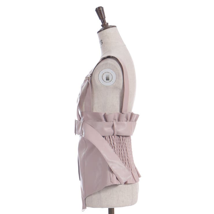 合皮素材ビスチェ | axes femme | 詳細画像6 