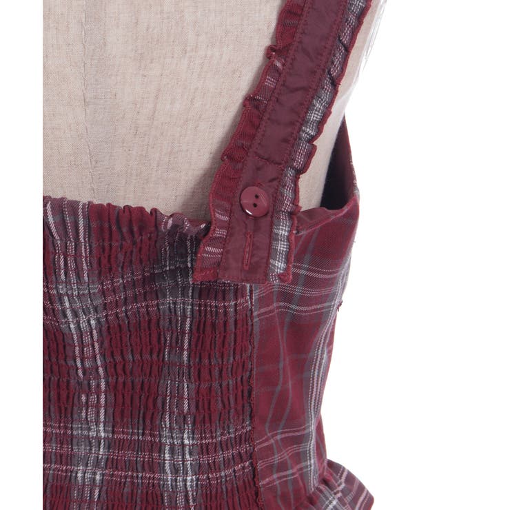 タータンチェック編上ビスチェ | axes femme | 詳細画像11 
