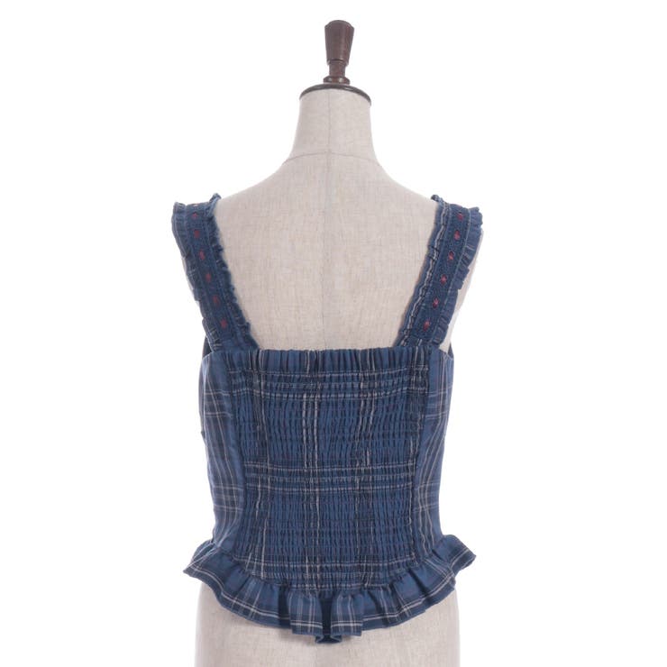 タータンチェック編上ビスチェ | axes femme | 詳細画像15 