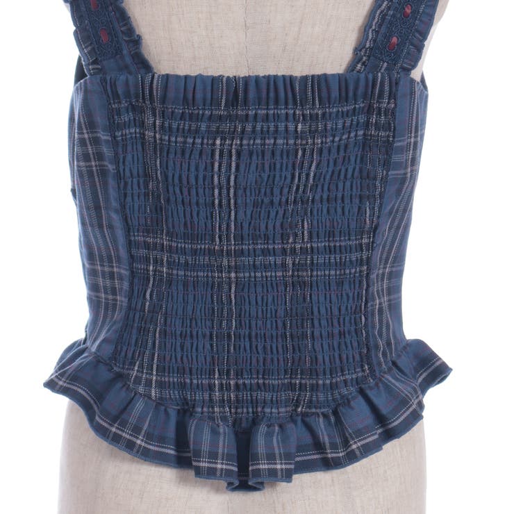 タータンチェック編上ビスチェ | axes femme | 詳細画像19 