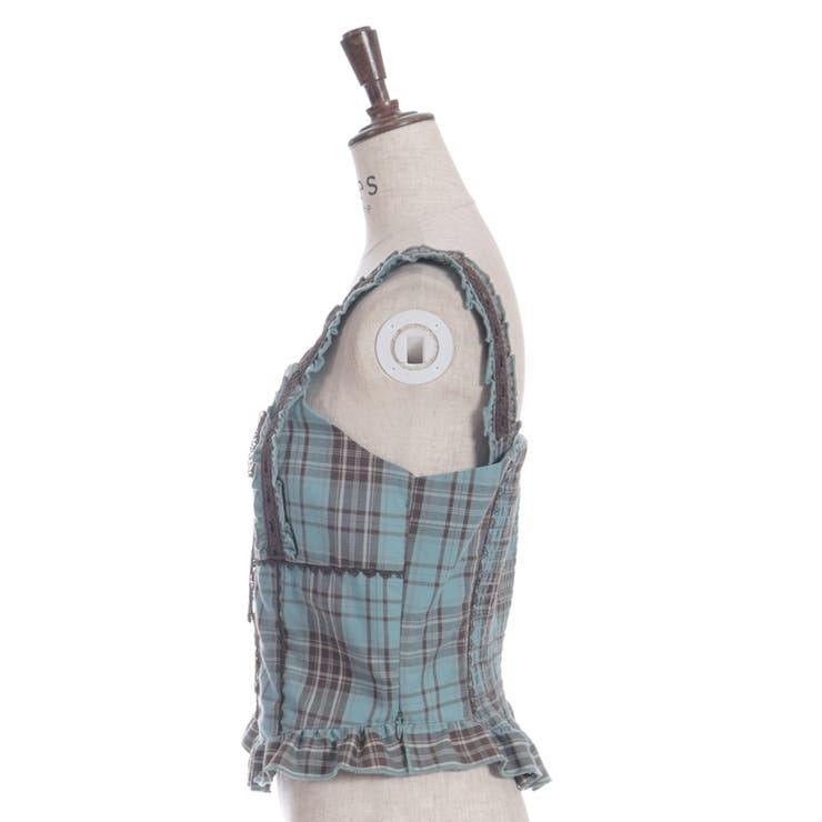 タータンチェック編上ビスチェ | axes femme | 詳細画像22 